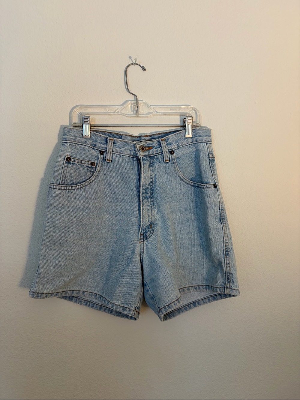 Country Seat Light Wash Denim Shorts - Women's High-Rise Casual Shorts